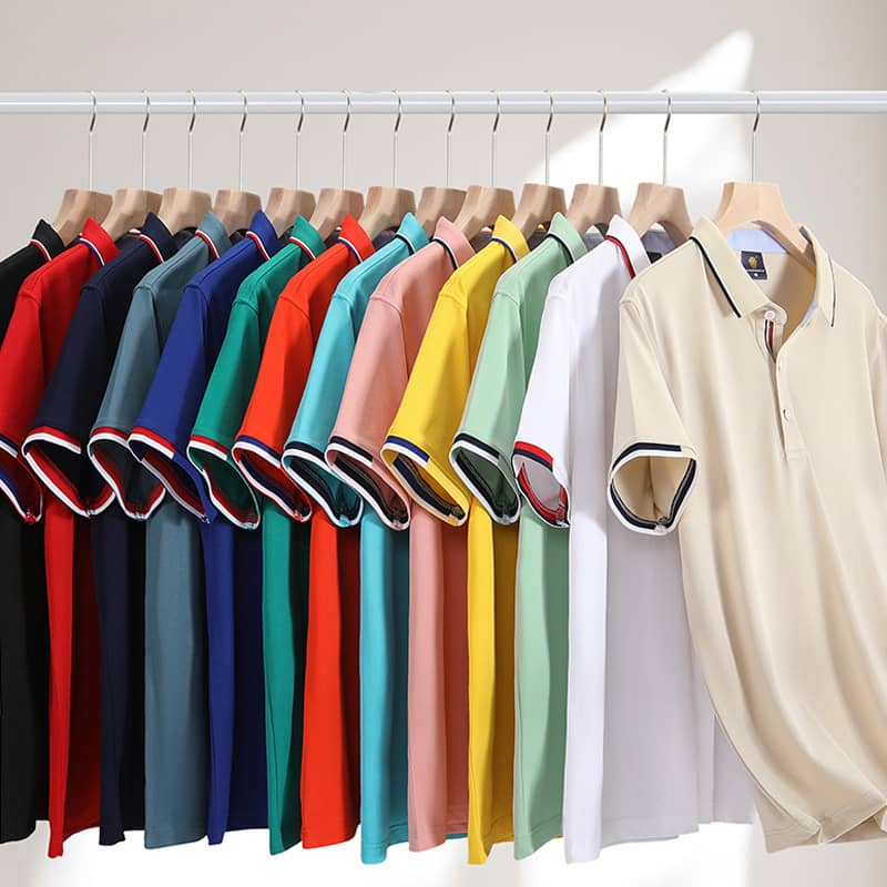 Poly cotton Polos multi colors